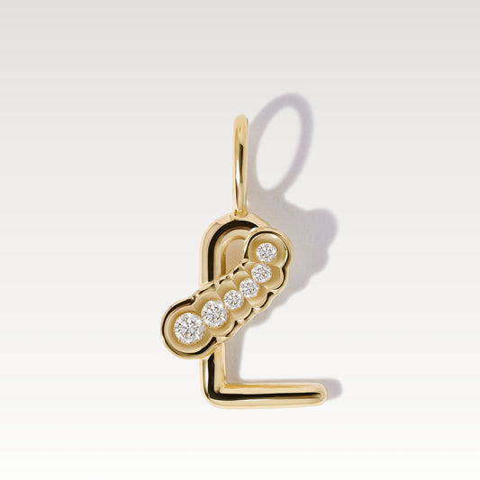 Letter L - Initial Alphabet Charm