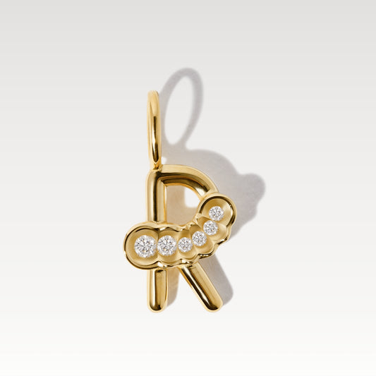 Letter R - Initial Alphabet Charm