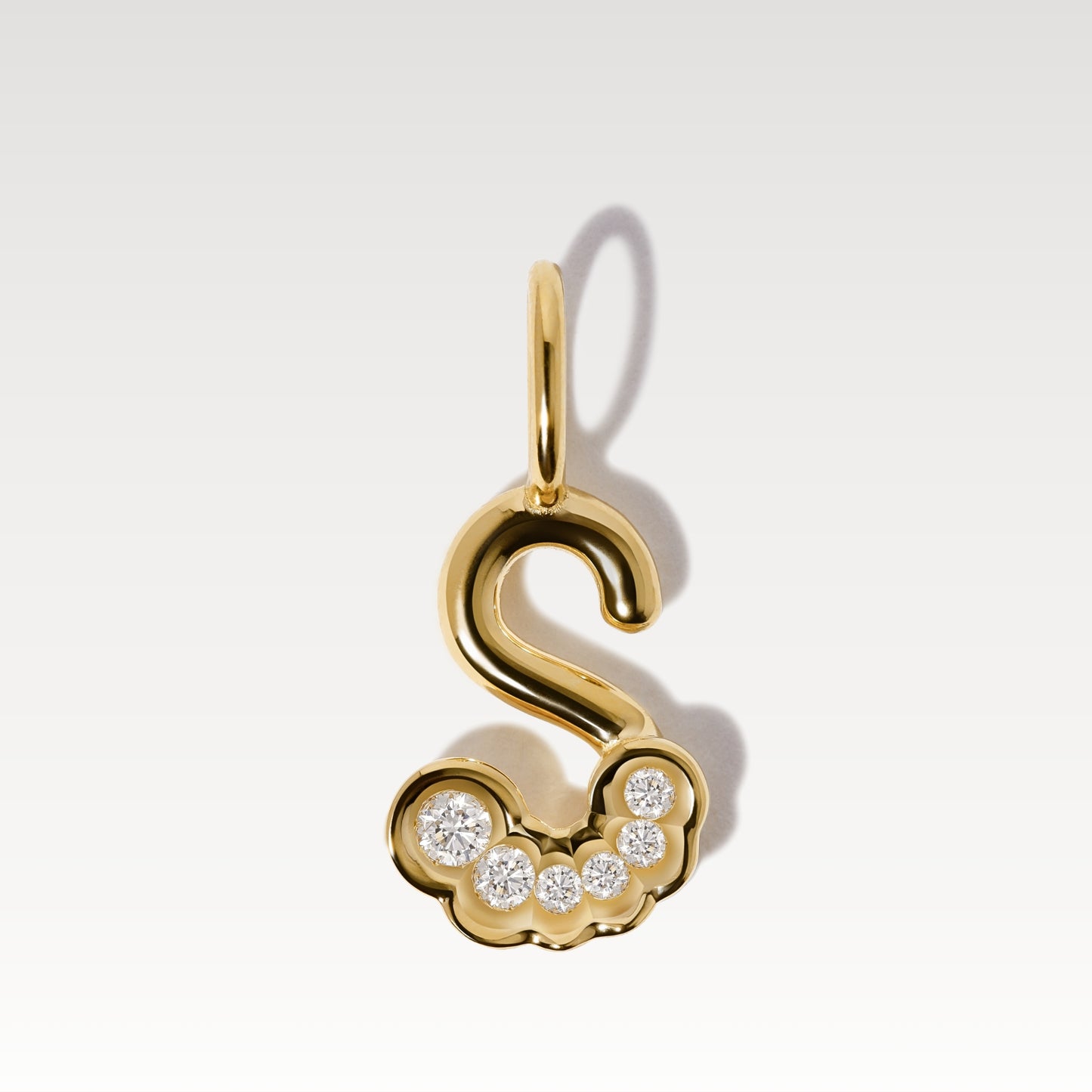 Letter S - Initial Alphabet Charm