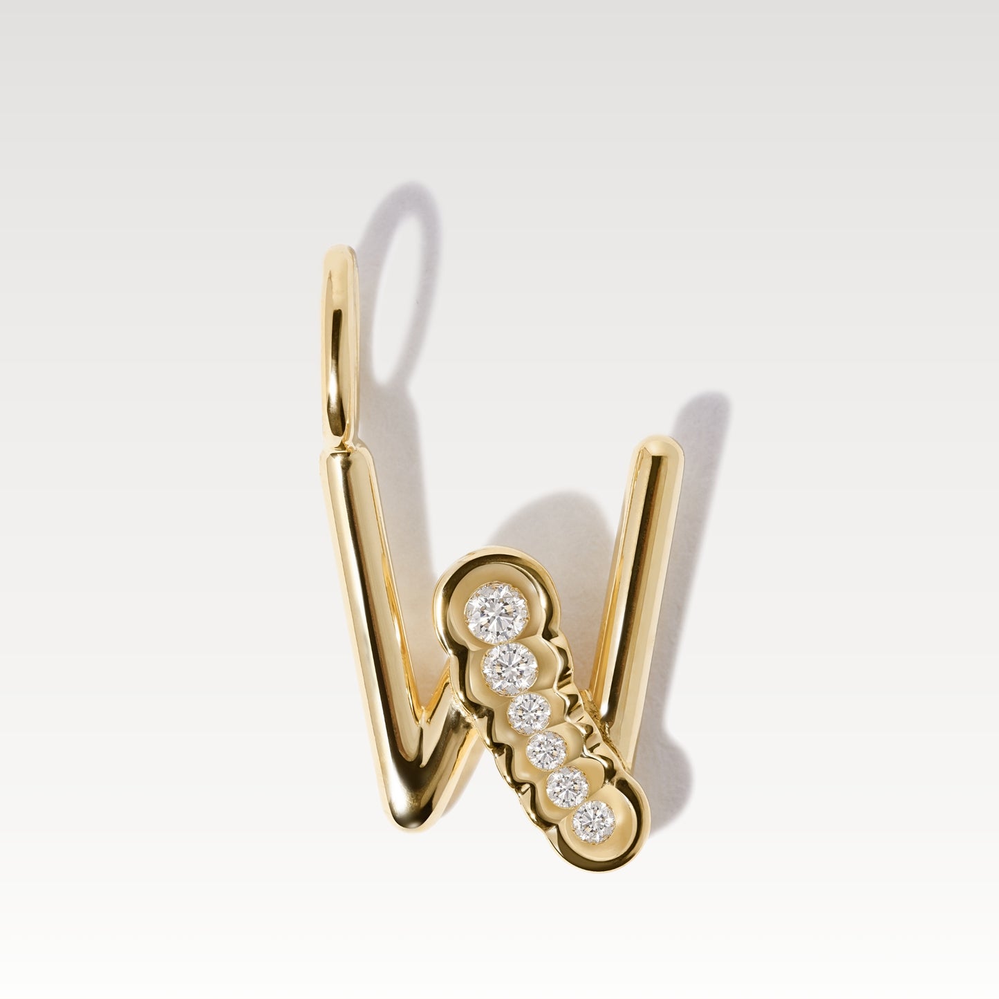 Letter W - Initial Alphabet Charm