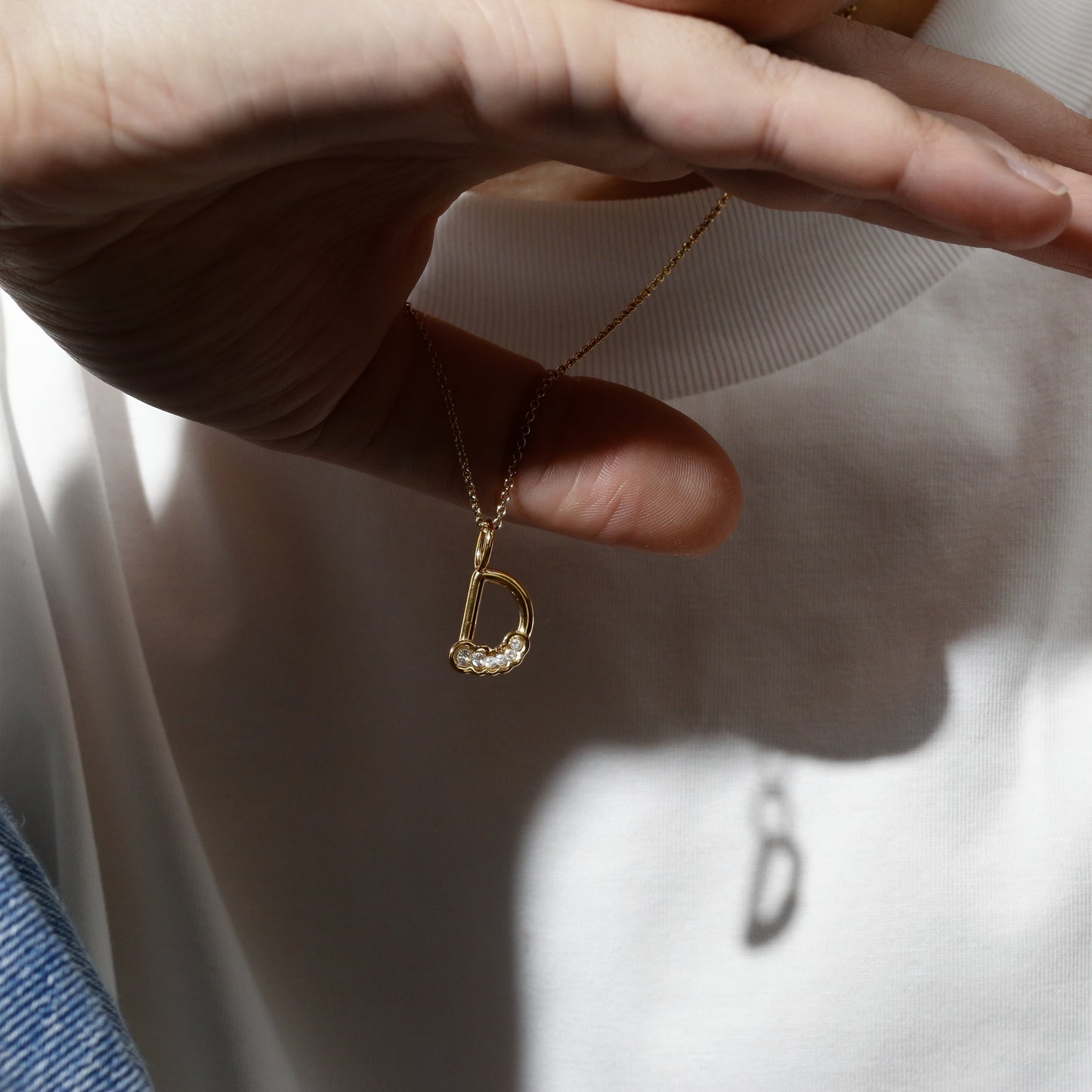 Letter D - Initial Alphabet Charm